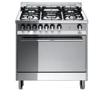 Lofra Cuisine 80Cm Four À Gaz Ventilé 5 Feux Ce.A Inox Mg86Gvc