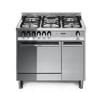 Lofra Cuisine 90CM Four À Gaz Ventilé 5 Brûleurs Ce Inox Miroir MT96GVC