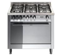 Lofra Cuisine 90Cm Four À Gaz Ventilé 6 Brûleurs Inox Mg96Gvcis