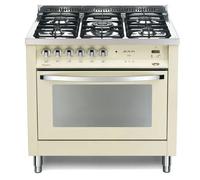 Lofra Cuisine Rainbow Pbig96Gvt/C 90Cm Four À Gaz Ventilé Piano 5 Feux