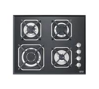 Lofra Dolce Vita Hrnm6G0 Piano De Cuisson 60Cm Noir 4 Brûleurs Tripla Corona