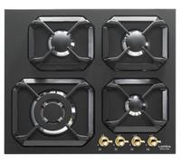Lofra Dolce Vita Hrnm6G0 Cuisinière 60X50 Noir 4 Brûleurs Triple Couronne