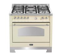 Lofra Dolce Vita Rbig96Mftci Cuisine 90Cm Ivoire/Acier 5 Brûleurs Ce.A