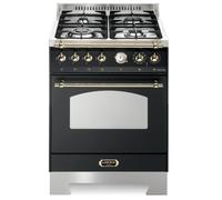 Lofra Roulé Rnm66mft/Ci Cuisine 60X60 Noir 4 Feux Four Multifonctions