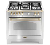 Lofra Dolce Vita Rsg96Mft/Ci Cuisine 90X60 Acier 5 Brûleurs Four Électrique