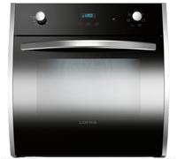 Lofra Flexo Ffv66Ge Four À Gaz Ventilé 60Cm Verre Noir Easy Clean 6 Programmes