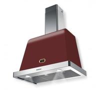 Lofra Hotte Roulé 90CM Rouge Burgundy 800m3 Commandes Avant