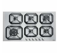 Lofra Nettuno Hls9S0 Piano De Cuisson 90Cm 6 Feux En Acier Inox Satiné