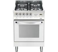Lofra Pbp66Mft/C Cuisine Rainbow 60Cm Blanc Perle 4 Brûleurs Four Électrique