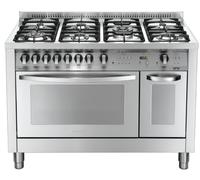 Lofra PD126GV + Et / 2CI Cuisine Inox 120X60 Four Gaz 5 Feux Easy Clean