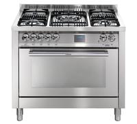 Lofra Pg106Mft/Ui Cuisine Inox 100X60 Four Électrique Multifonction 5 Brûleurs