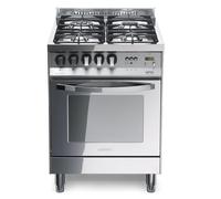 Lofra Pl66Gvt/C Cuisine Rainbow 60Cm Four À Gaz Ventilé 4 Brûleurs Tout En Inox