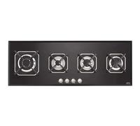 Lofra Plaque De Cuisson Gaz Vega HGN190 112CM 4 Brûleurs En Ligne Verre Noir