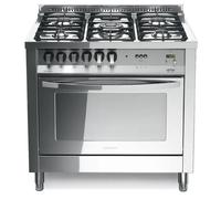 Lofra Plg96Gvt/C Cuisine 90Cm Inox Four À Gaz Ventilé 5 Feux Ce.A