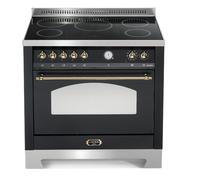 Lofra Roulé Rnmg96mft/5i Cuisine 90CM Noir/Laiton 60060050 5 Regions Cuisson