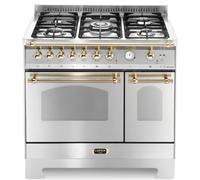 Lofra Roulé Rsd96mfte/Ci Cuisine 90X60 Acier 5 Brûleurs Double Four