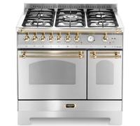 Lofra Roulé Rsd96mfte/Ci Cuisine 90X60 Acier 5 Brûleurs Double Four