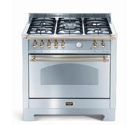 Lofra RSG96MFTE/CI Cuisinière Acier inoxydable Gaz A - Fours et cuisinières (Cuisinière, Acier inoxydable, Rotatif, Devant, Gaz, Au milieu)