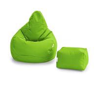 Loft 25 Fauteuil de Jeu | Siège pour Salon d'Extérieur et d'Intérieur | Résistant à l'Eau | Conception Ergonomique pour Le Soutien du Corps | Pouf Durable (Chaux)