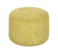 Loft 25 Tabouret de Pieds en Forme de Sac de Haricots Rond Bubble | Repose-Jambes pour Salon d'intérieur | Pouf Ergonomique | Ultra Confortable et Durable (Lime)