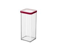 LOFT - Conteneur pour aliments - 1.5 L - rouge, transparent (pack de 4)