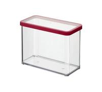 LOFT - Conteneur pour aliments - 1.5 L - rouge, transparent (pack de 4)