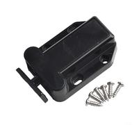 Loft Loft Loft Loquet de 3 kg pour panneau d'armoire, sécurité sans aimant pour armoires de grenier et zones de rangement, réglage facile avec fixations incluses (noir)