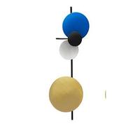 - Loft personnalité colorée en métal Rond LEDMELLE Mur Art Planet LED SCONES MOURS DIGNIR LEVILLE ÉCLAIR