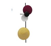 - Loft personnalité colorée en métal Rond LEDMELLE Mur Art Planet LED SCONES MOURS DIGNIR LEVILLE ÉCLAIR