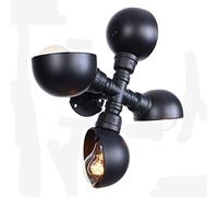 Loft Pipe D’Eau Applique Murale Créative Style Industriel Décoration en Fer Forgé Applique Murale Restaurant Magasin De Vêtements Lampe Murale De Restaurant éclairage, R