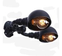 Loft Pipe D’Eau Applique Murale Créative Style Industriel Décoration en Fer Forgé Applique Murale Restaurant Magasin De Vêtements Lampe Murale De Restaurant éclairage, M
