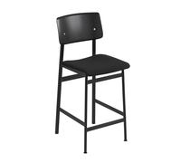 Loft - Tabouret de bar rembourrée 65cm WxHxD 42,5x98,5x49cm