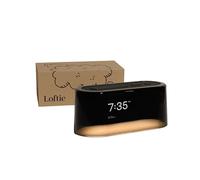 Loftie Réveil avec machine à sons - Réveil intelligent avec lumière, bruit blanc, haut-parleur Bluetooth, machine à sons de nuit, plus de 100 sons, mode écran noir, mode sans WiFi, abonnement