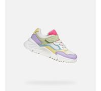 Geox J Loftus Girl B Baskets Multicolores/Blanches Taille 33 EU