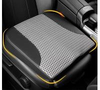 Lofty Aim Coussin Voiture, Support D’Assise Ergonomique, Assise Voiture Confort Longue Durée, Coussin Siège Auto pour Auto, Chaise de Bureau, Fauteuil Roulant - Noir et Gris