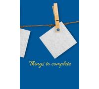 Log Book: keep track of all the to-do lists: keep it handy