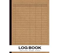 Log Book: Your All-in-One Tracking Solution: 5-Column Design for Projects, Fitness, Finance & More | 123 Pages | 8.25x11"