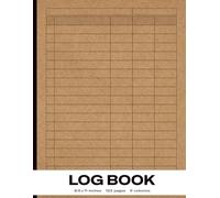 Log Book: Your All-in-One Tracking Solution: 5-Column Design for Projects, Fitness, Finance & More | 123 Pages | 8.5x11"