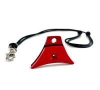 Logan A1 Sifflet de berger et cordon en corde de voile (rouge)