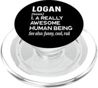 Logan Name - Funny Name Definition - Dictionnaire du prénom PopSockets PopGrip pour MagSafe