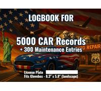 Logbook for Car - 5000 Records Maintenance Edition: Vehicle Maintenance Log and Service History: Car maintenance and repair record book - Small Size 8.25" × 6"