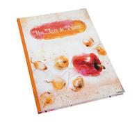 Logbuch-Verlag Livre de cuisine vide A4 pour vos propres recettes cadeau cuisine pour maman femme anniversaire fête des Mères avec coins métalliquees