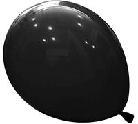 logei® 100pcs Ballon Gonflable Rond Ballon Décoration Ronde pour Le Jour, fiançailles, Mariage de Valentine (Noir)