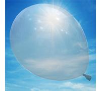 logei® 100pcs Ballon Gonflable Rond Ballon Décoration Ronde pour Le Jour, fiançailles, Mariage de Valentine (Transparent)