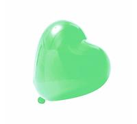 logei® 100x Ballons sous forme en Coeur Amour Ballon Coeur Ballon Ballons de décoration pour la fête, l'engagement, le mariage, l’anniversaire et la Valentine (Vert)