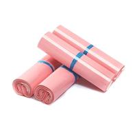 logei® Lot de 100 pochettes d'expédition en plastique Livraison Sacs Ware Pochette enveloppes Sac Livraison, opaque, rose (35cm*45cm+4cm)