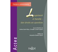 Logement et famille : des droits en question