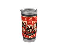 Logement pour tous - Socialistes démocratiques d'Amérique, DSA Gobelet isotherme en acier inoxydable double paroi