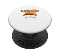 Logger, J'Ai volé Mon cœur PopSockets PopGrip Adhésif