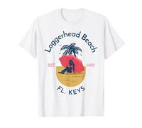 Loggerhead Beach Grande n pin Florida Keys T-Shirt